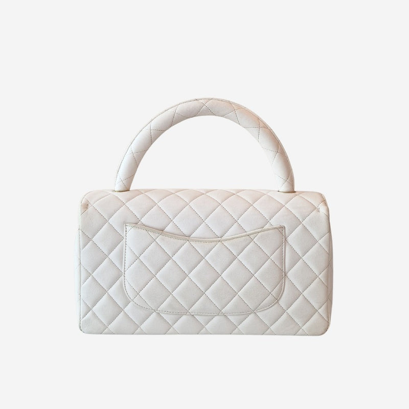 vintage top handle parent kelly flap bag