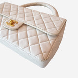 vintage top handle parent kelly flap bag