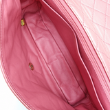 PEARLY PINK CLASSIC JEWELED FLAP BAG