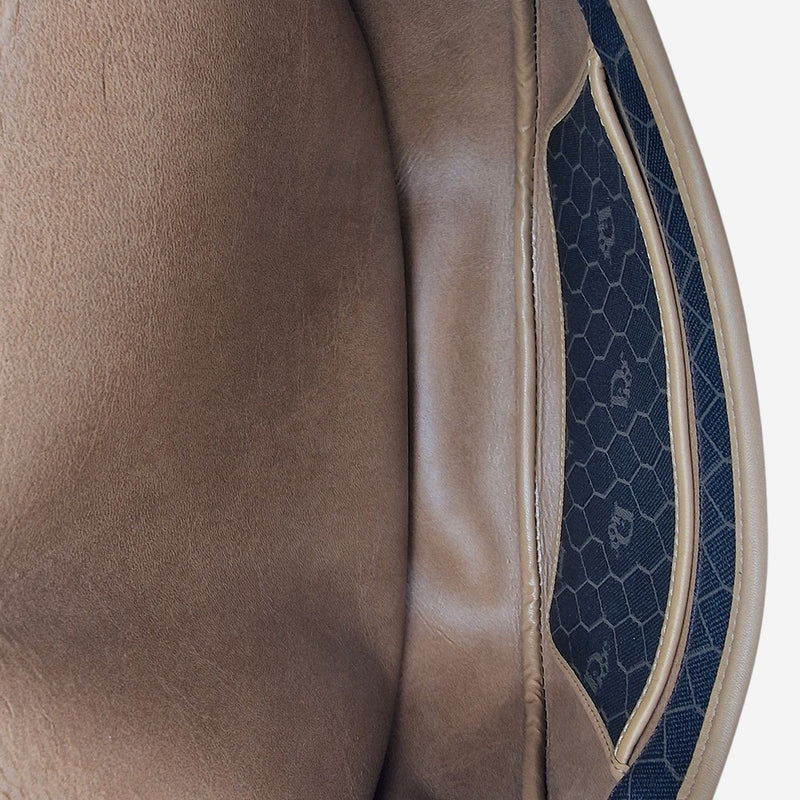 vintage honeycomb coated canvas crossbody