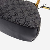 GG canvas bamboo skuldertaske