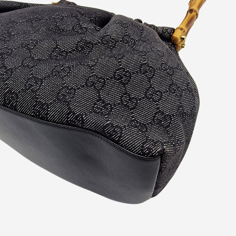 GG canvas bamboo skuldertaske
