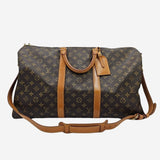 MONOGRAM CANVAS KEEPALL BANDOULIERE 50
