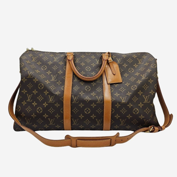 MONOGRAM CANVAS KEEPALL BANDOULIERE 50
