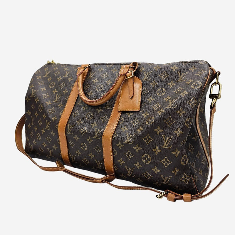 MONOGRAM CANVAS KEEPALL BANDOULIERE 50