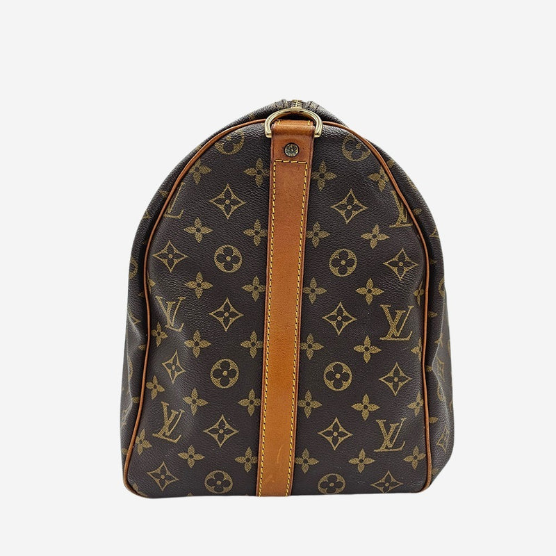 MONOGRAM CANVAS KEEPALL BANDOULIERE 50