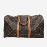 MONOGRAM CANVAS KEEPALL BANDOULIERE 50
