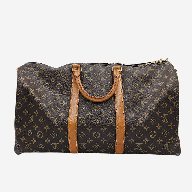 MONOGRAM CANVAS KEEPALL BANDOULIERE 50