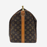 MONOGRAM CANVAS KEEPALL BANDOULIERE 50