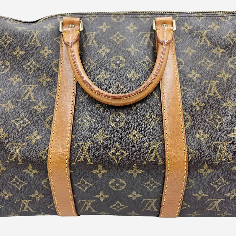 MONOGRAM CANVAS KEEPALL BANDOULIERE 50