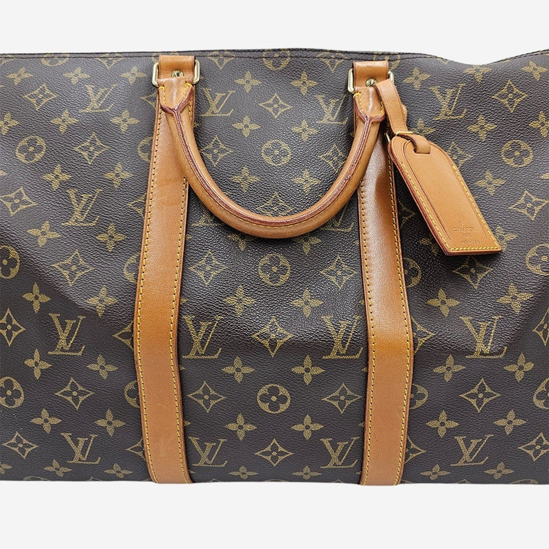 MONOGRAM CANVAS KEEPALL BANDOULIERE 50
