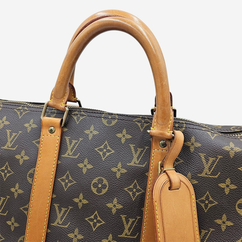 MONOGRAM CANVAS KEEPALL BANDOULIERE 50