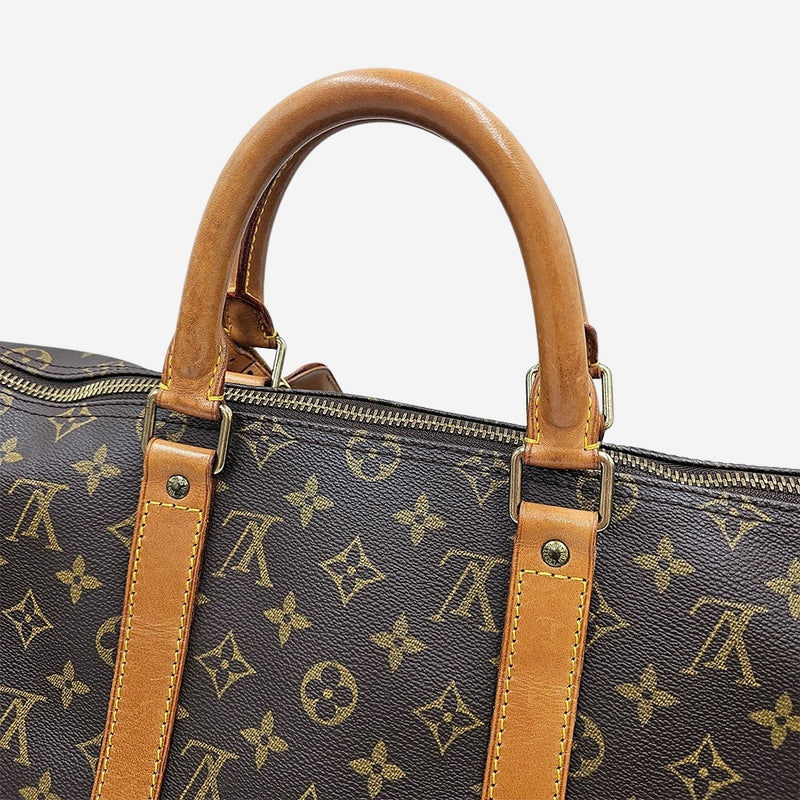 MONOGRAM CANVAS KEEPALL BANDOULIERE 50