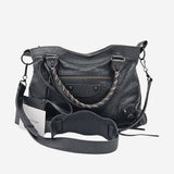 GRÅ MINI CITY BAG