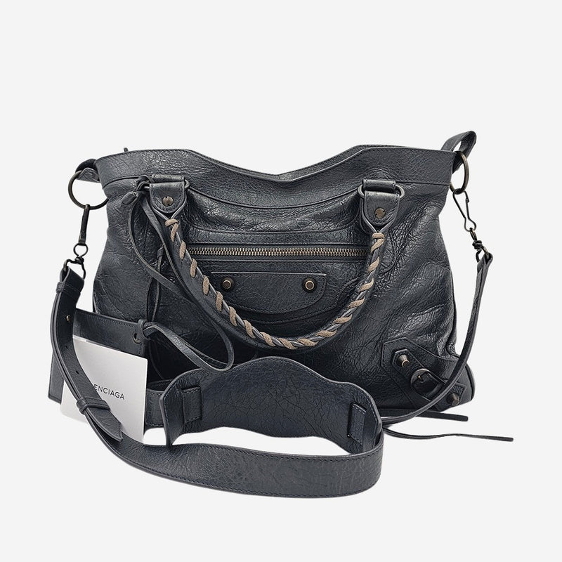 GRÅ MINI CITY BAG