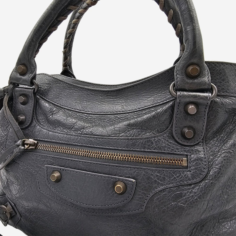 GRÅ MINI CITY BAG