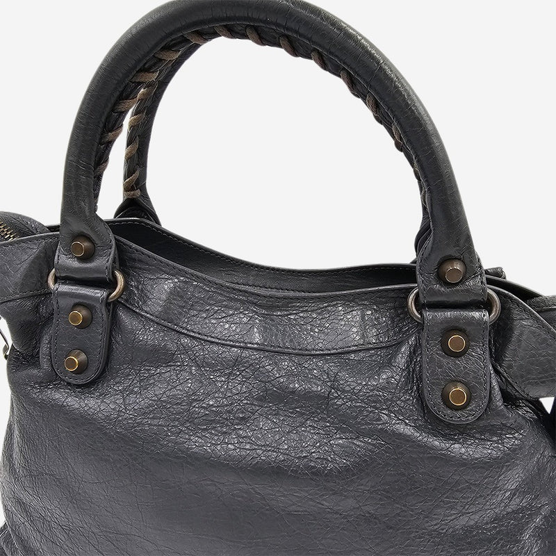GRÅ MINI CITY BAG