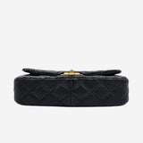 Sjælden SMALL PATENT GOATSKIN CC EYELET FLAP