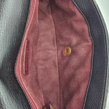 Sjælden SMALL PATENT GOATSKIN CC EYELET FLAP