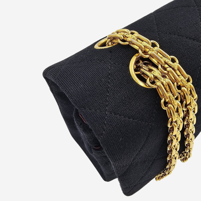 VINTAGE JERSEY MEDIUM CLASSIC FLAP REISSUE CHAIN