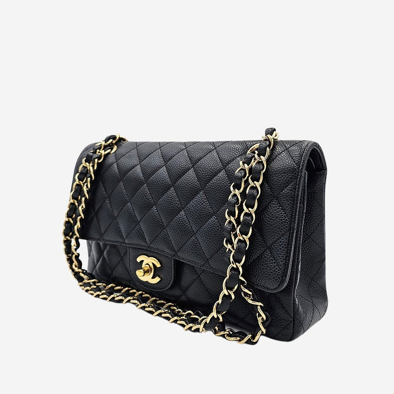CAVIAR MEDIUM CLASSIC DOUBLE FLAP