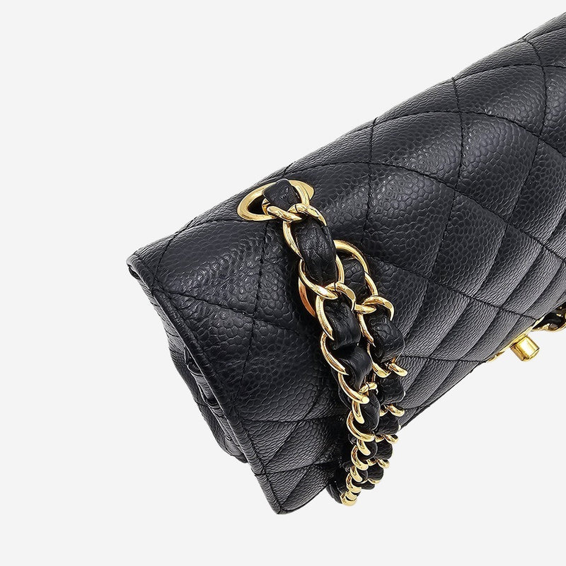CAVIAR MEDIUM CLASSIC DOUBLE FLAP