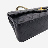 CAVIAR MEDIUM CLASSIC DOUBLE FLAP
