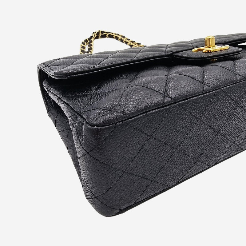 CAVIAR MEDIUM CLASSIC DOUBLE FLAP