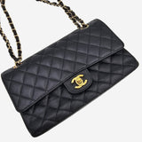 CAVIAR MEDIUM CLASSIC DOUBLE FLAP