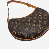 MONOGRAM CANVAS CROISSANT PM