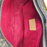 MONOGRAM CANVAS CROISSANT PM