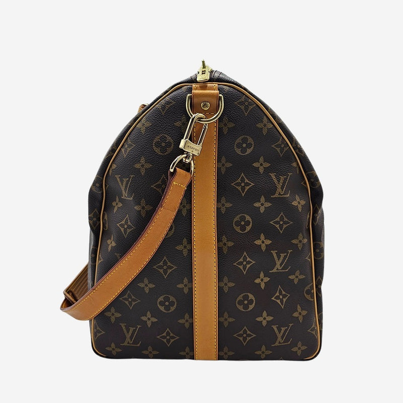 MONOGRAM CANVAS KEEPALL 55 BANDOULIERE