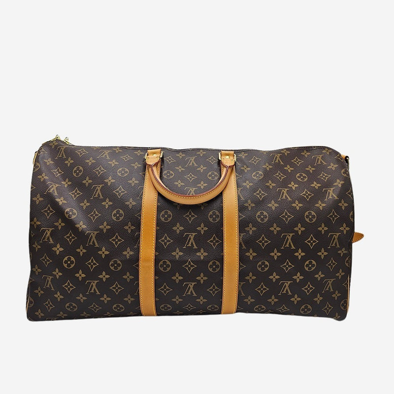 MONOGRAM CANVAS KEEPALL 55 BANDOULIERE