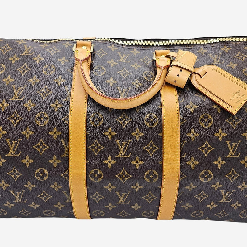 MONOGRAM CANVAS KEEPALL 55 BANDOULIERE