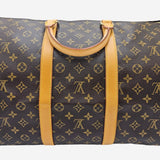 MONOGRAM CANVAS KEEPALL 55 BANDOULIERE