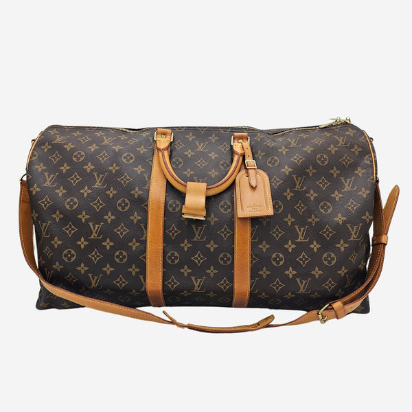 MONOGRAM CANVAS KEEPALL 55 BANDOULIERE