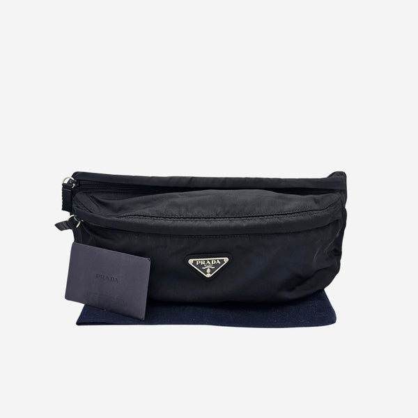 SORT NYLON BÆLTETASKE