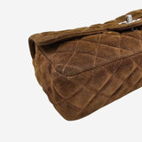 Medium ruskind single flap bag