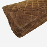 Medium ruskind single flap bag