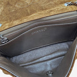 Medium ruskind single flap bag