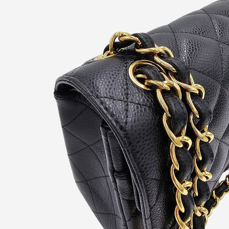 LARGE SORT CAVIAR CLASSIC DOUBLE FLAP