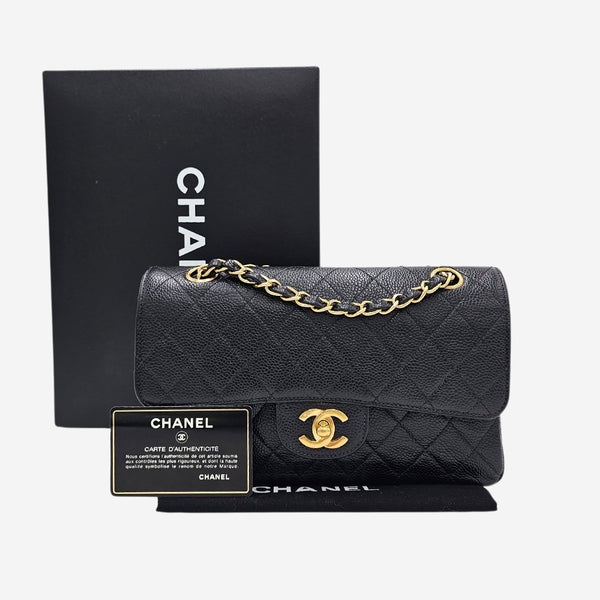 CAVIAR SMALL CLASSIC DOUBLE FLAP