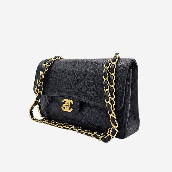 CAVIAR SMALL CLASSIC DOUBLE FLAP