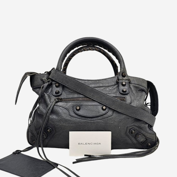GRÅ MINI CITY BAG
