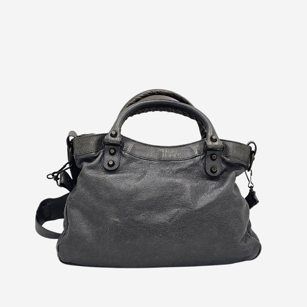 GRÅ MINI CITY BAG