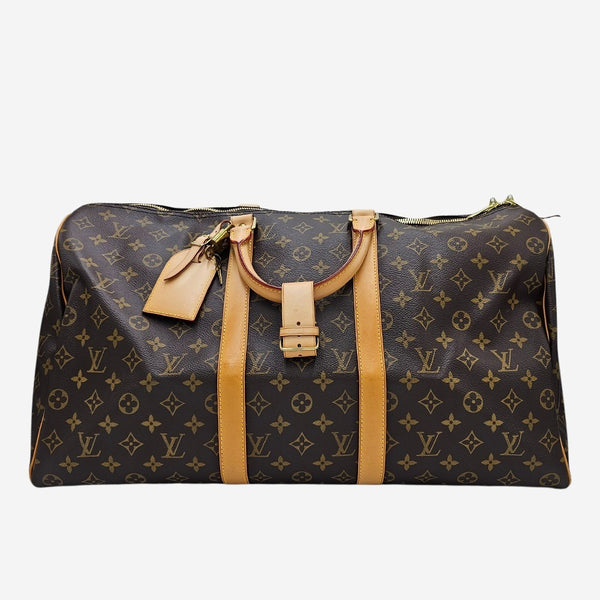MONOGRAM CANVAS KEEPALL 50