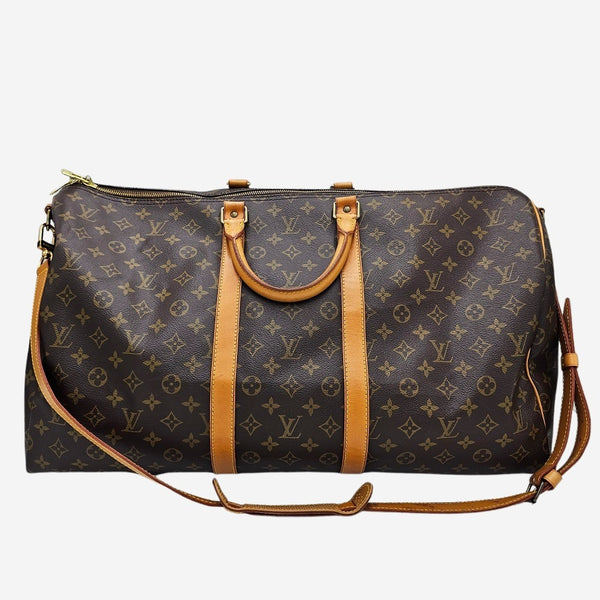 MONOGRAM CANVAS KEEPALL 55 BANDOULIERE