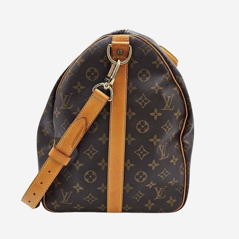 MONOGRAM CANVAS KEEPALL 55 BANDOULIERE