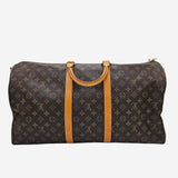 MONOGRAM CANVAS KEEPALL 55 BANDOULIERE
