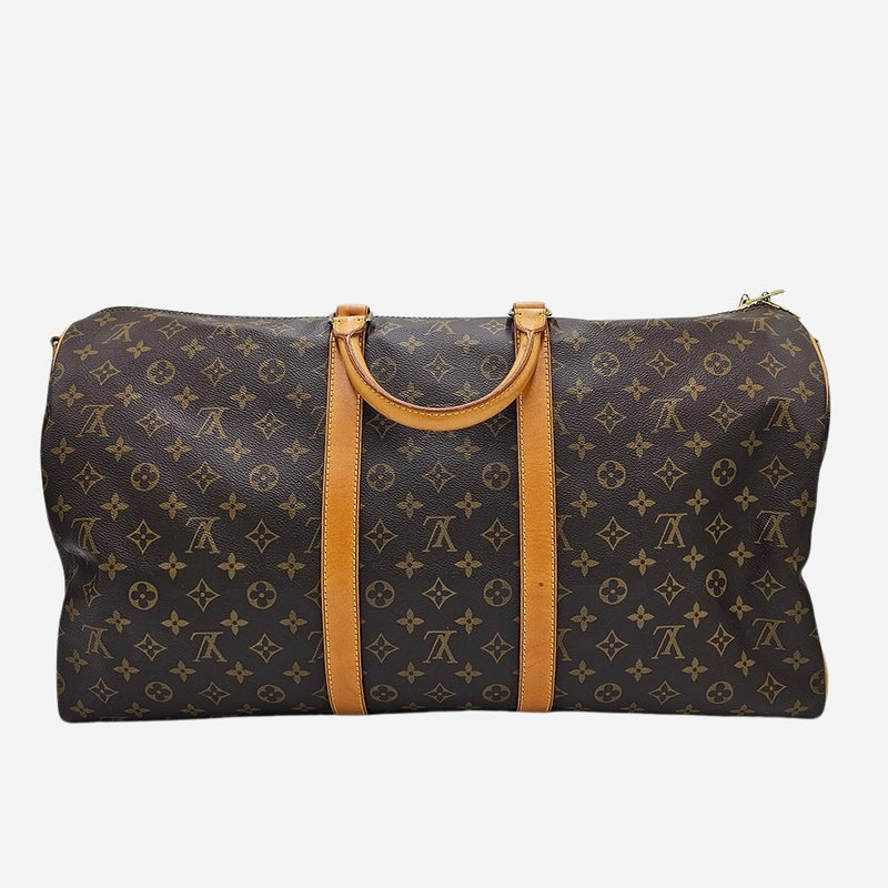 MONOGRAM CANVAS KEEPALL 55 BANDOULIERE